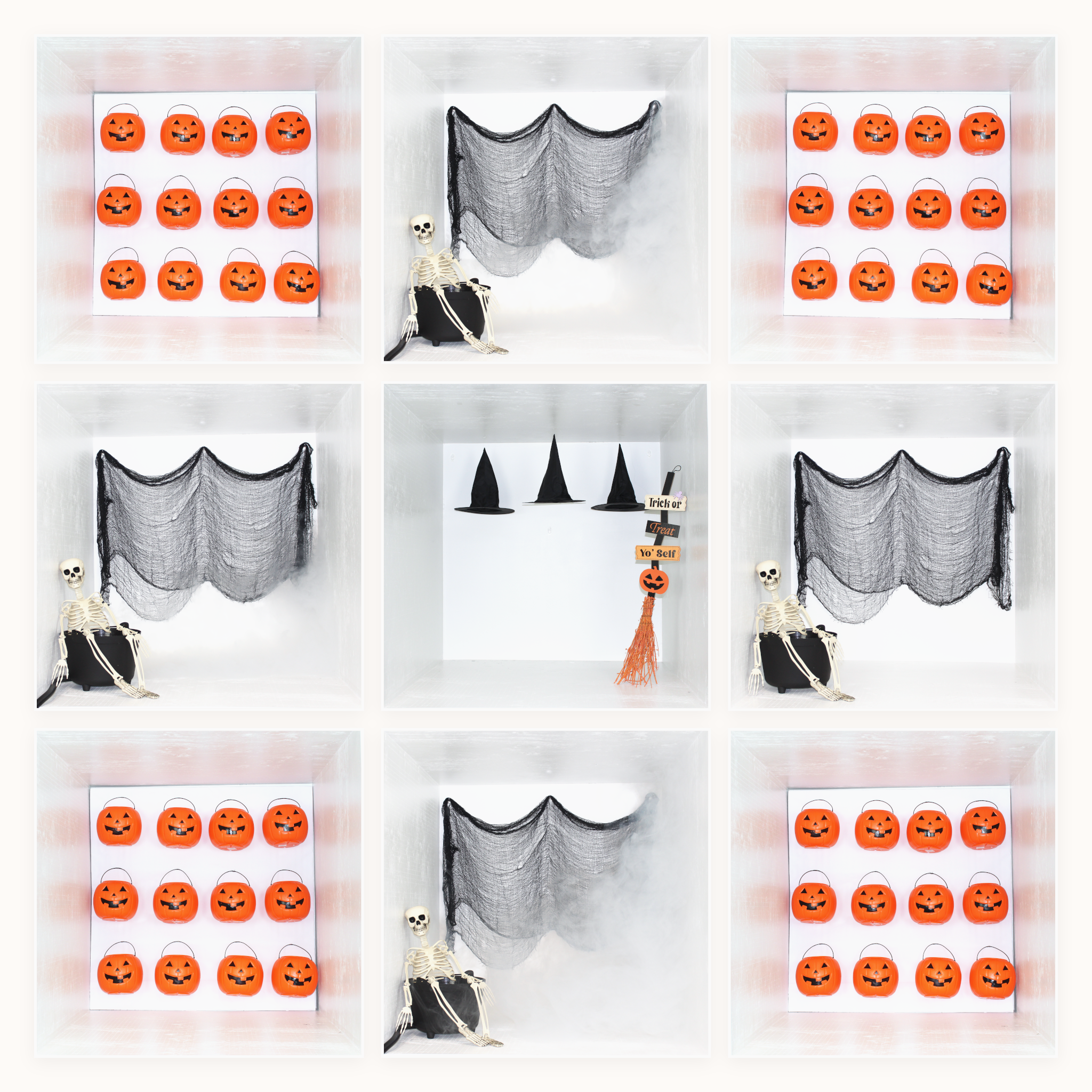Jack-o'-lantern themed box set